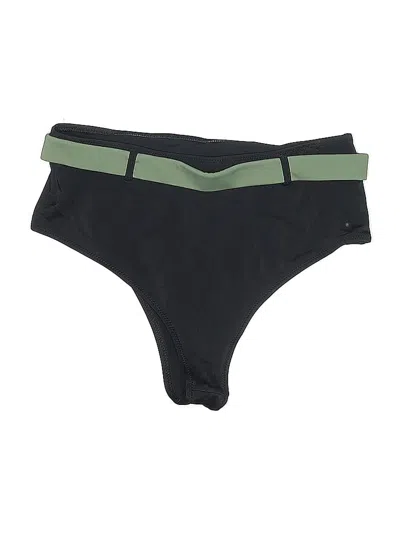 Pre-owned Solid & Striped Swimsuit Bottoms In Green