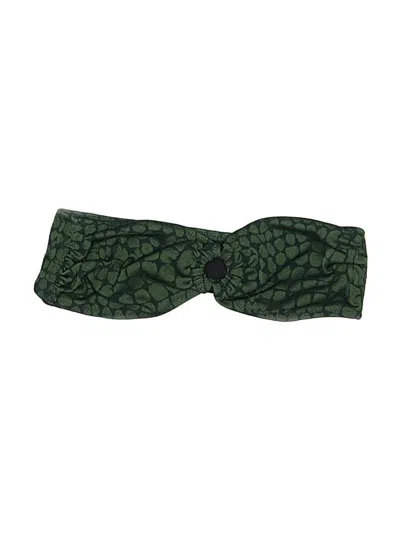 Pre-owned Solid & Striped Swimsuit Bottoms In Green