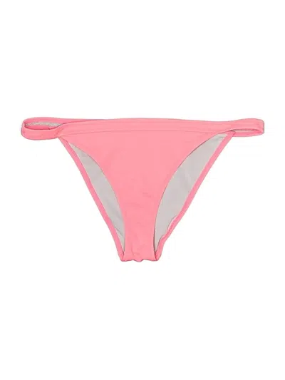 Pre-owned Solid & Striped Swimsuit Bottoms In Pink