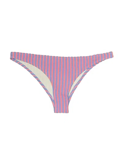 Pre-owned Solid & Striped Swimsuit Bottoms In Pink