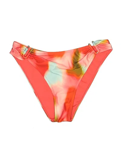 Pre-owned Solid & Striped Swimsuit Bottoms In Pink