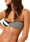 Solid & Striped The Tati Bandeau Bikini Top In Black