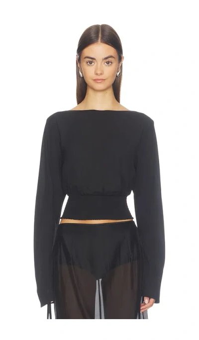 Solid & Striped The Ace Top In Black