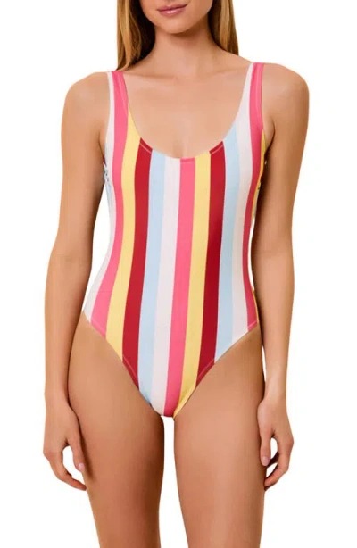 Solid & Striped The Annemarie One-piece Swimsuit In Multi