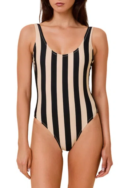 Solid & Striped The Annemarie One-piece Swimsuit In Black