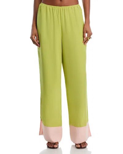 Solid & Striped The Antonia Pull On Pants In Green