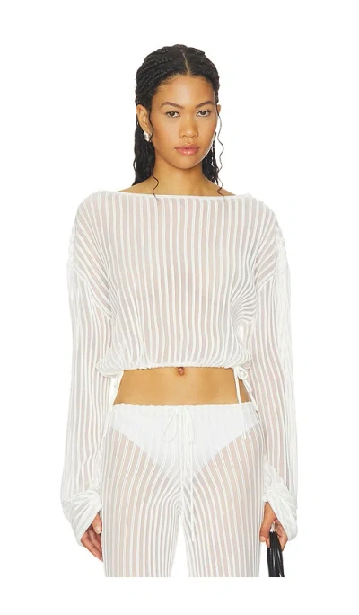 Solid & Striped The Athena Top In White