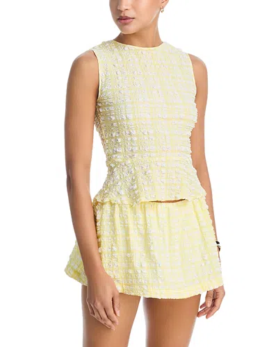 Solid & Striped The Brinley Top In Yellow