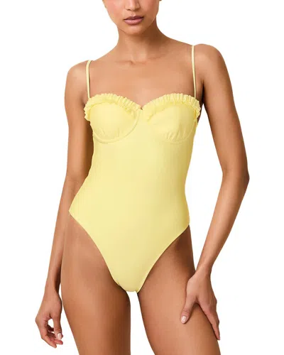 Solid & Striped The Carmen One-piece In Yellow