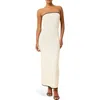 Solid & Striped The Caroline Column Dress In White