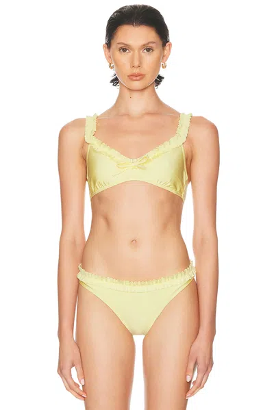 Solid & Striped The Cassidy Top In Yellow