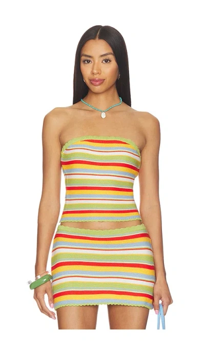 Solid & Striped The Celeste Tube Top In Multi