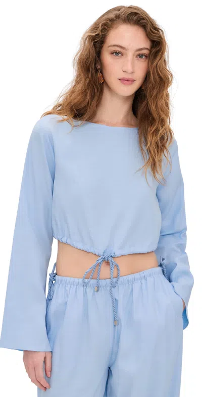 Solid & Striped The Chelley Top Blue Lagoon