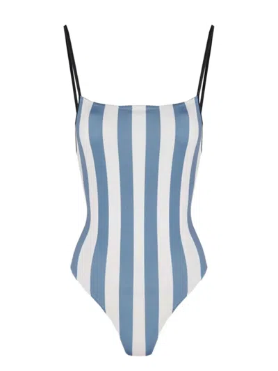 Solid & Striped The Chelsea Swimsuit In Blue