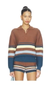 Solid & Striped The Cleo Pullover In Brown