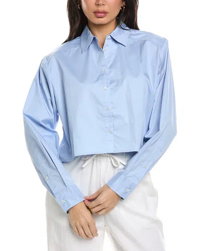 Solid & Striped The Cropped Avril Top In Blue