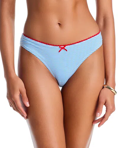 Solid & Striped The Daphne Bikini Bottom In Blue
