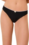 Solid & Striped The Daphne Bikini Bottoms In Black