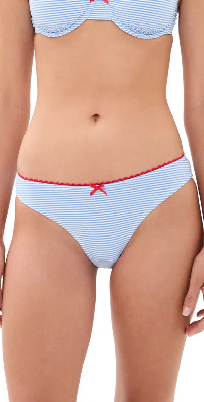 Solid & Striped The Daphne Bikini Bottoms Marina Blue