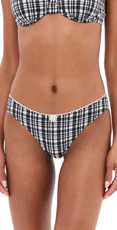 SOLID & STRIPED THE DAPHNE BIKINI BOTTOMS NOIR