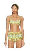 Solid & Striped The Daphne Bikini Top In Multi