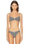 Solid & Striped The Daphne Top Blackout X Marshmallow In Multi