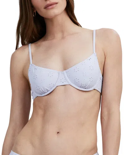 Solid & Striped The Daphne Bikini Top In Purple