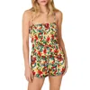 Solid & Striped The Delta Floral Strappy Back Cotton Camisole In Multi