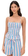 Solid & Striped The Delta Strappy Linen Blend Camisole