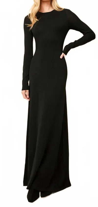 Solid & Striped The Dora Dress In Noir In Black