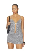 Solid & Striped The Eleni Top In Black