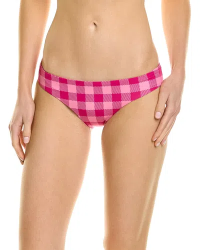 Solid & Striped The Elle Reversible Bikini Bottom In Pink