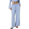 Solid & Striped The Estanza Pants Blue Lagoon In Blue
