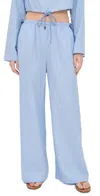 Solid & Striped The Estanza Pants Blue Lagoon In Blue