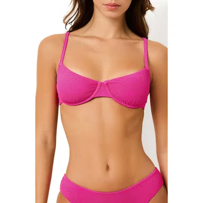 Solid & Striped The Eva Bikini Top In Pink