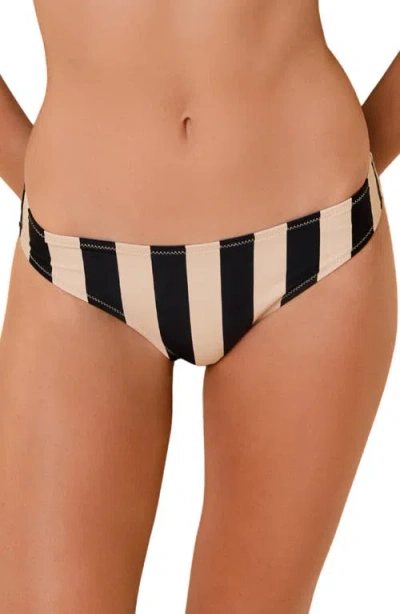 Solid & Striped The Eva Striped Bikini Briefs In Multi