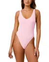 Solid & Striped The Hailey One-piece In Pink