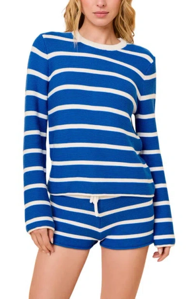 Solid & Striped The Hudson Sweater In Blue