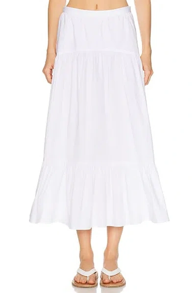 Solid & Striped The Indra Skirt In White