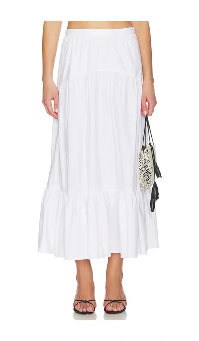 Solid & Striped The Indra Skirt In White