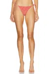 Solid & Striped The Ines Bikini Bottom In Red