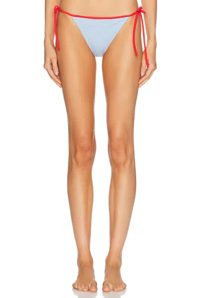 Solid & Striped The Iris Bikini Bottom In Blue