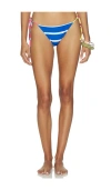 Solid & Striped The Iris Reversible Bikini Bottom In Blue