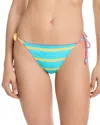 Solid & Striped The Iris Reversible Bikini Bottom In Multi