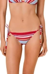 Solid & Striped The Iris Side Tie Bikini Briefs In Multi