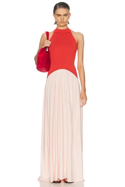 Solid & Striped The Isola Dress In Red