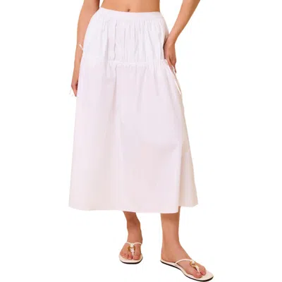 Solid & Striped The Ivy Maxi Skirt In Pink