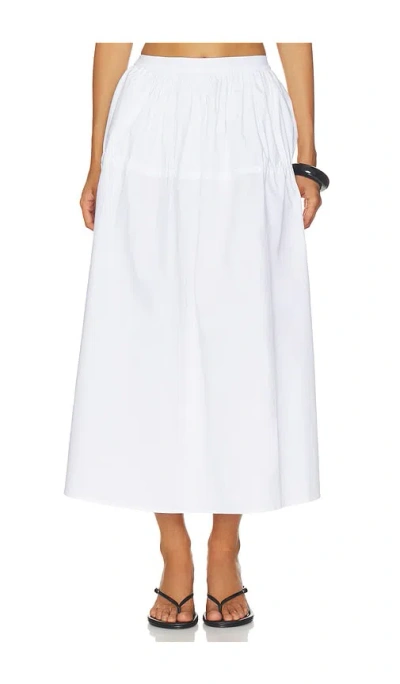 Solid & Striped The Ivy Skirt In White