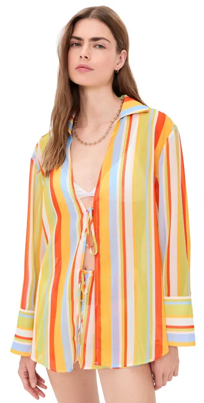 Solid & Striped The Jaclyn Tunic St. Barths Stripe