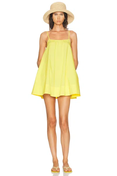 Solid & Striped The Lindsay Dress In Yellow